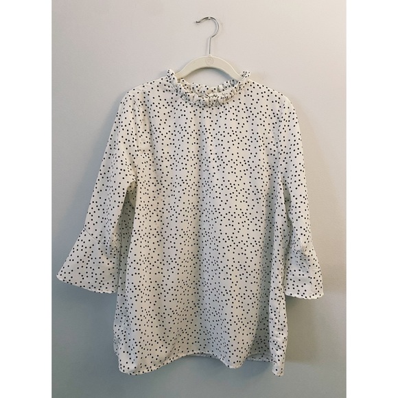 Piper & Scoot Christina Dot Flare Sleeve Blouse - Picture 2 of 6